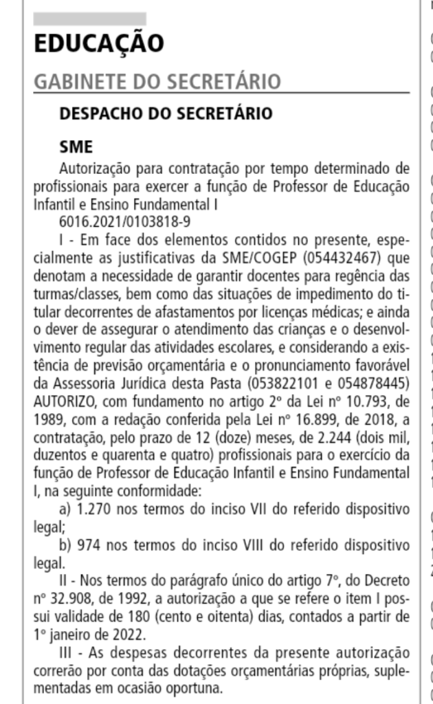 INSCRIÇÕES ABERTAS para Contração de 5.169 Professores Temporários em São  Paulo – Colabora Concursos