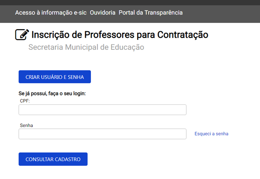 DRE Butantã: chamada para professor contratado de educação infantil, PEIF  II e ensino médio e analista de informações- educação física