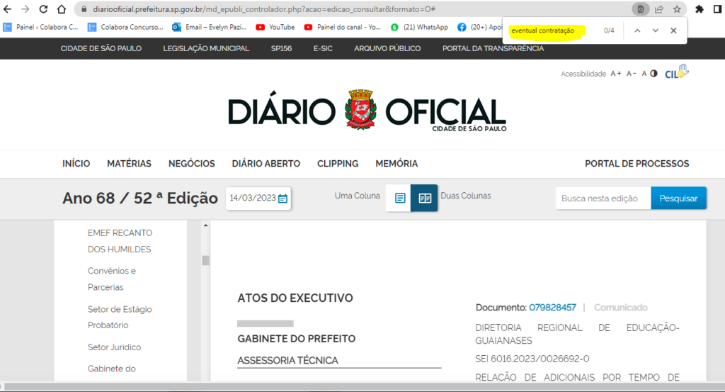 DRE Butantã divulga classificação de professores eventuais  Secretaria  Municipal de Educação - Secretaria Municipal de Educação