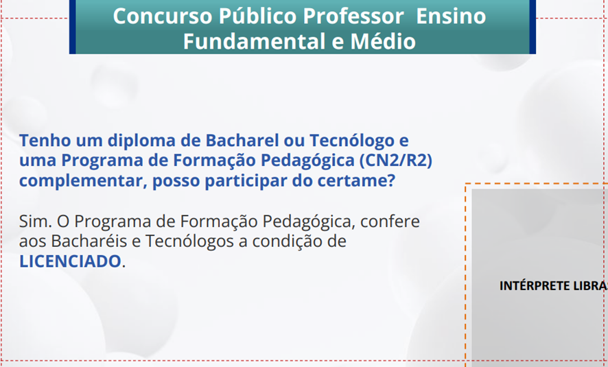 Concurso professor governo de SP: convocação para o procedimento