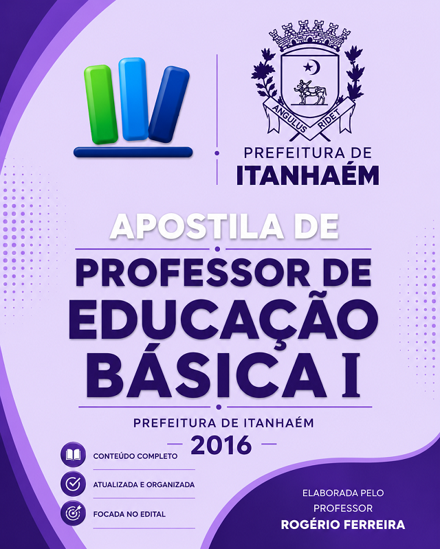 Apostila Professor de Educação Básica I - Prefeitura de Itanhaém 2026