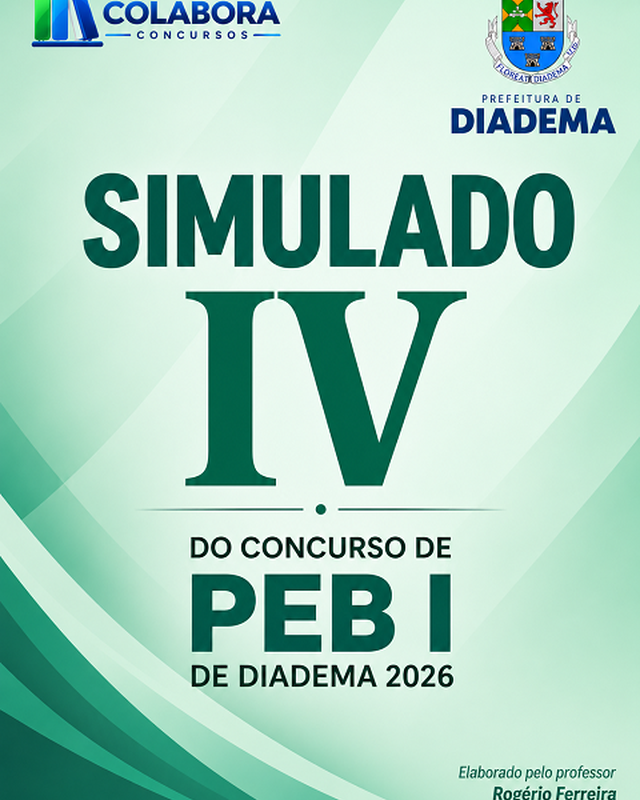 Simulado IV – PEB I Diadema 2026