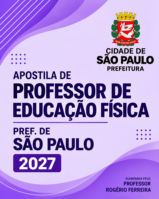Apostila Professor de Educação Física Prefeitura de São Paulo