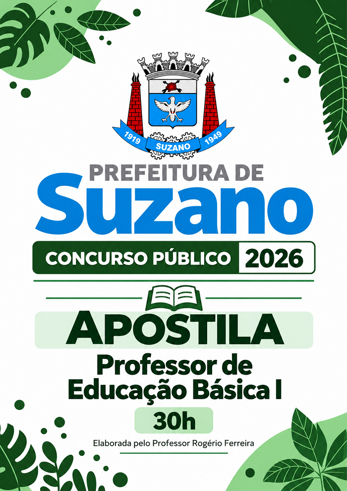 Apostila PEB I de Suzano - 30H - Concurso de 2026